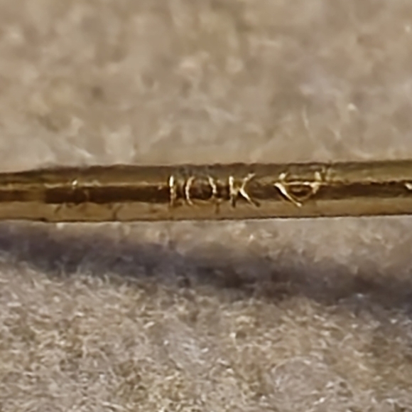 Oval Cut Amethyst & 10K Gold Earrings - Picture 7 of 8